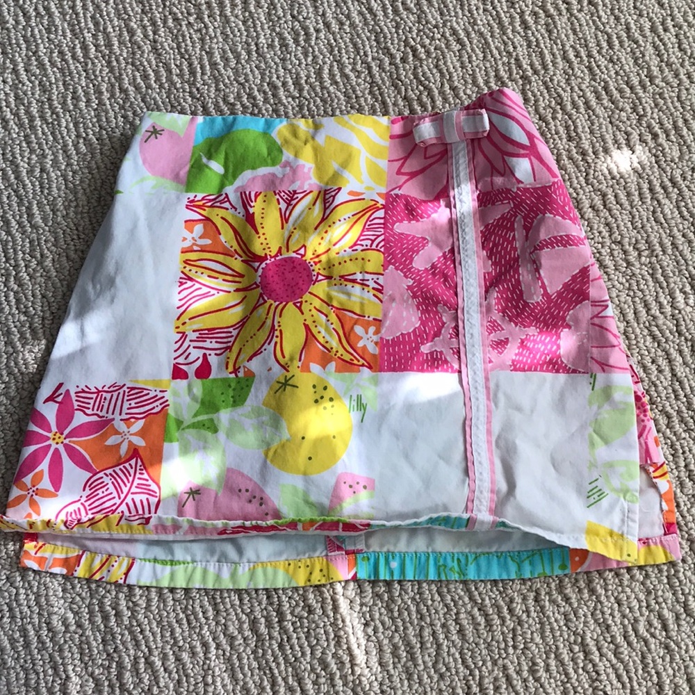 Vintage Little Girls Lilly Pulitzer Skort